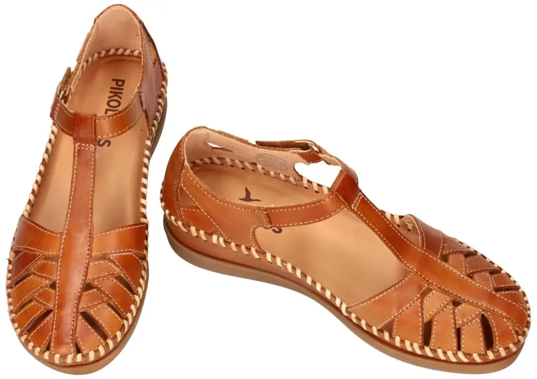 Pikolinos Cadaqués W8K-0705 Dames Sandalen - Cognac 39
