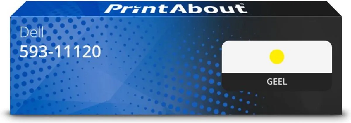PrintAbout 593-11120-PA Toner Geel - 10.000 pagina's