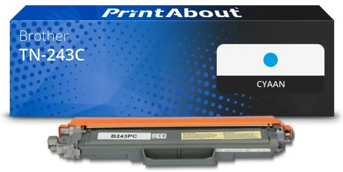 PrintAbout Huismerk Brother TN-243C Toner