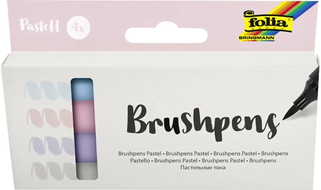 Folia Brushpennen Pastelkleuren