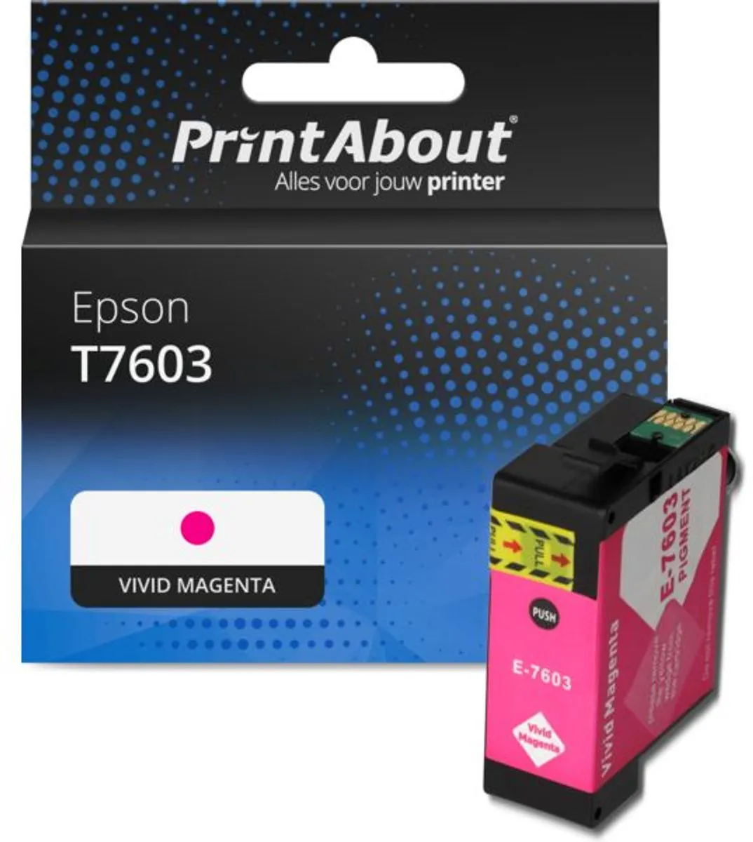 PrintAbout Epson T7603-PA Inktcartridge - Magenta 29.5ml
