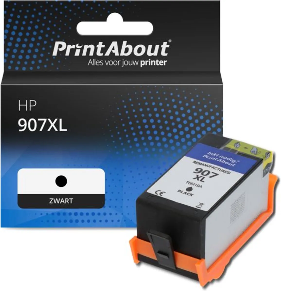 PrintAbout Inktcartridge 907XL T6M19AE