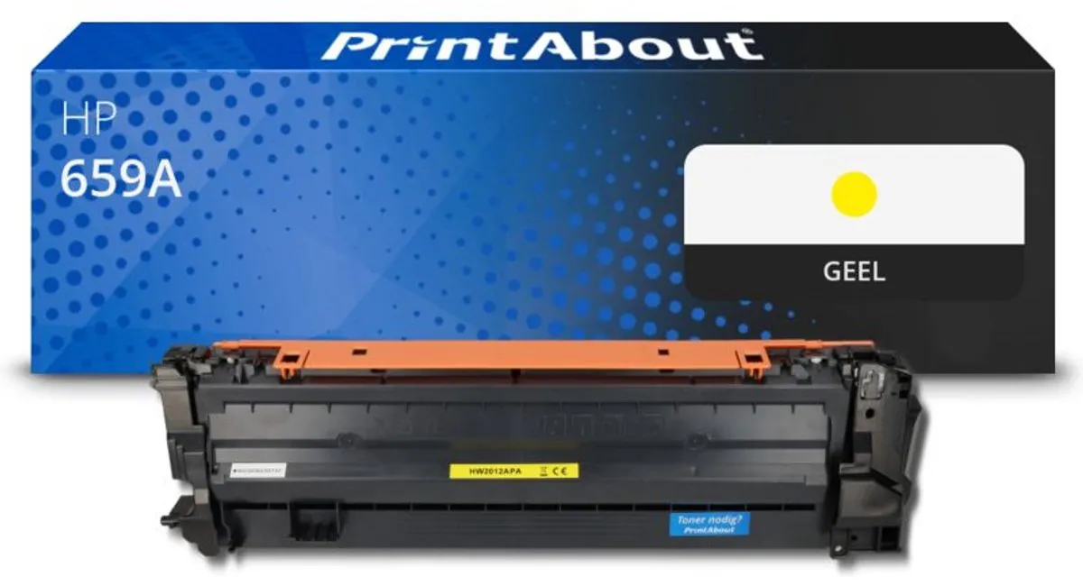 PrintAbout Huismerk HP 659A W2012A Toner Geel