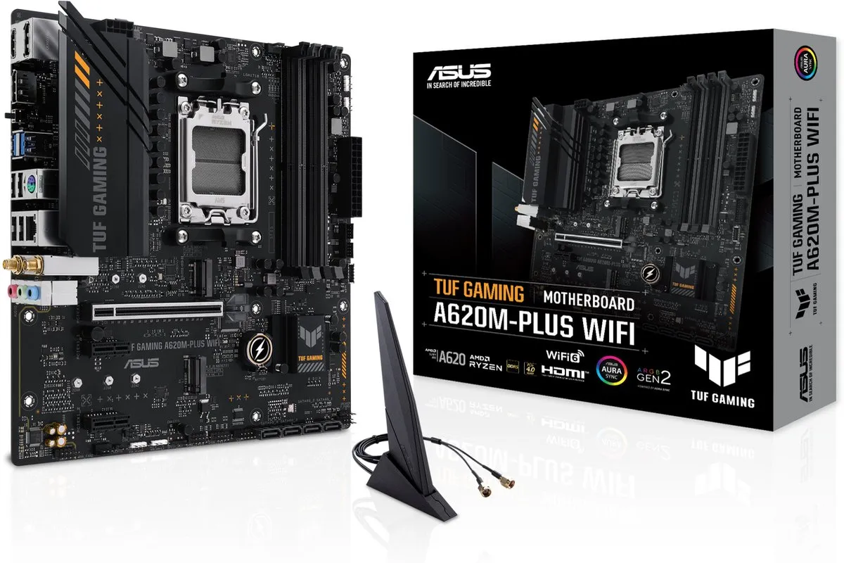 ASUS TUF GAMING A620M-PLUS WIFI AM5 - microATX