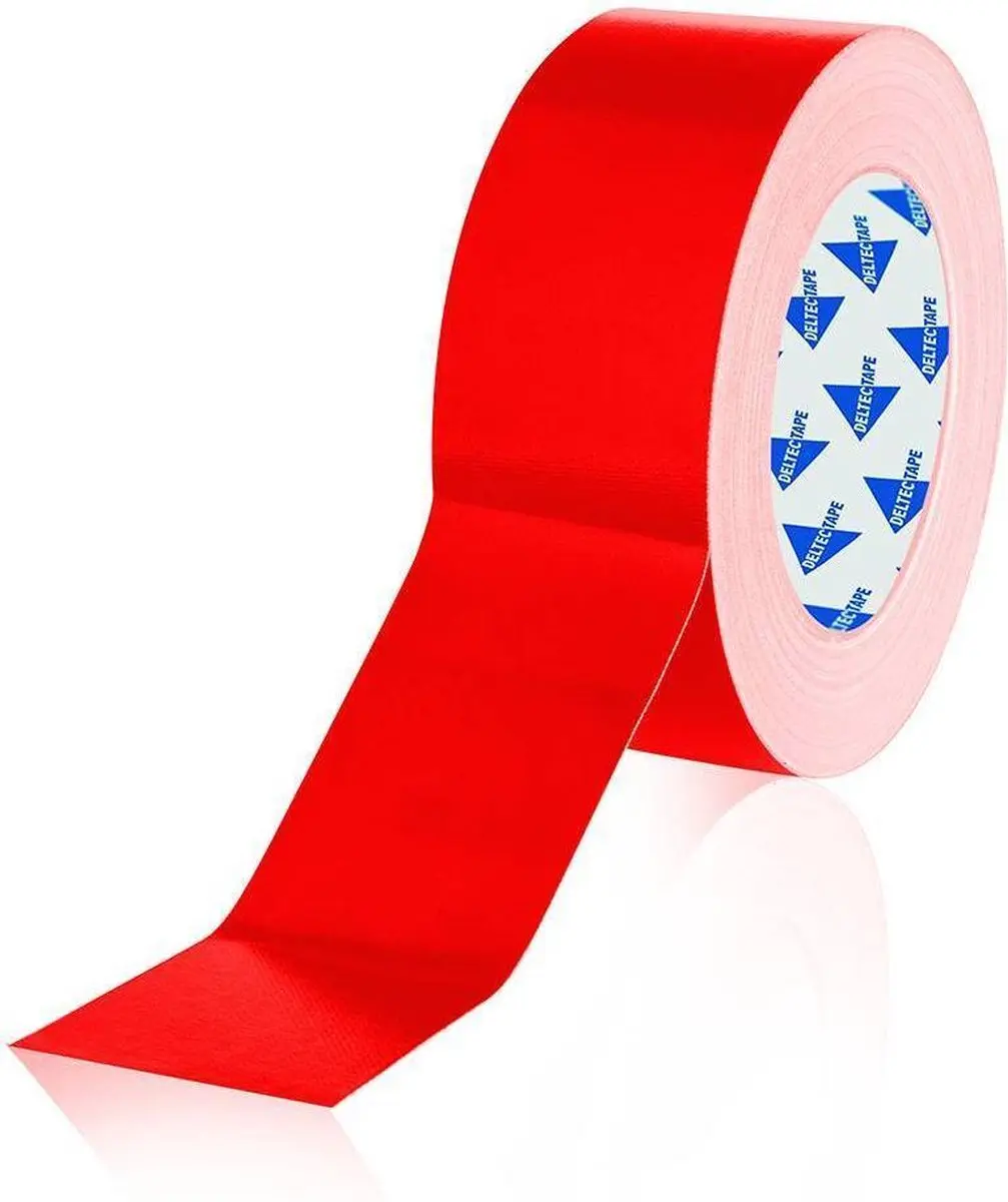 Deltec Gaffa Tape Pro 50mm x 25m Rood