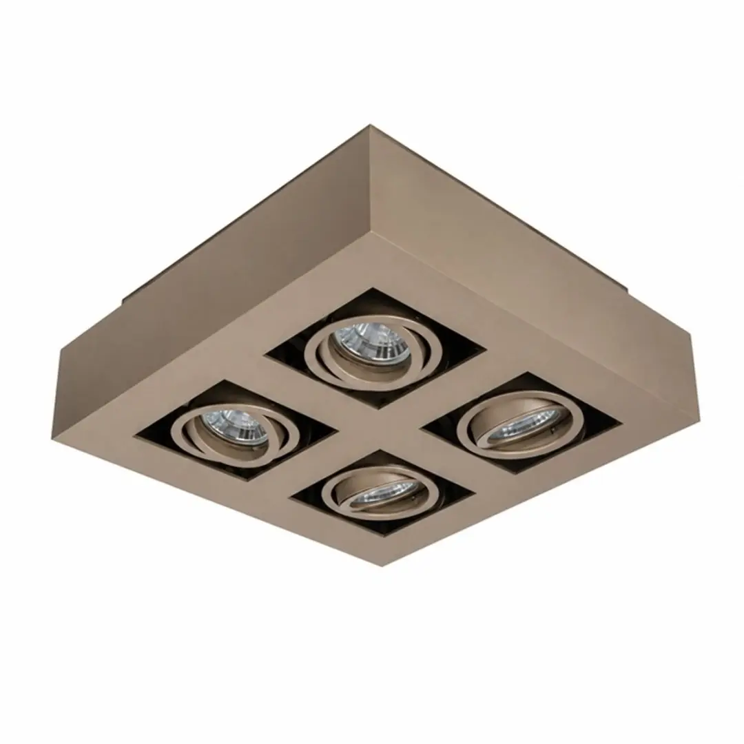 Artdelight Spot Bosco 4 Lichts - 25cm - Champagne
