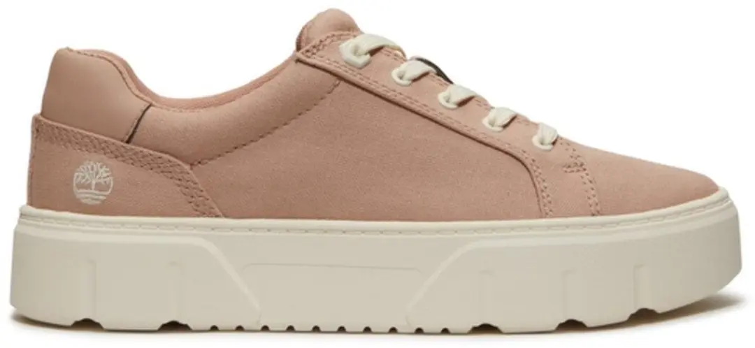 Timberland LAUREL COURT LOW LACE UP SNEAKER LIGHT BEIGE CANVAS Dames Sneakers