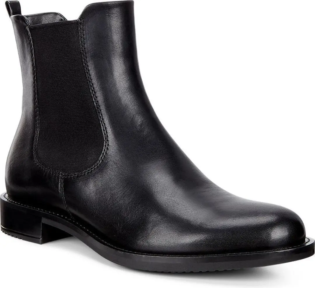ECCO Sartorelle 25 Dames Enkellaars - Zwart - Maat 41