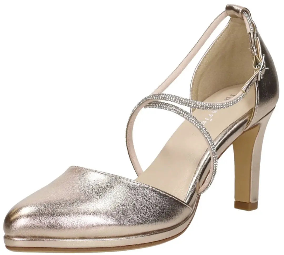 Tamaris Strass Pumps - Goud - Maat 40 - afbeelding 4 van 6