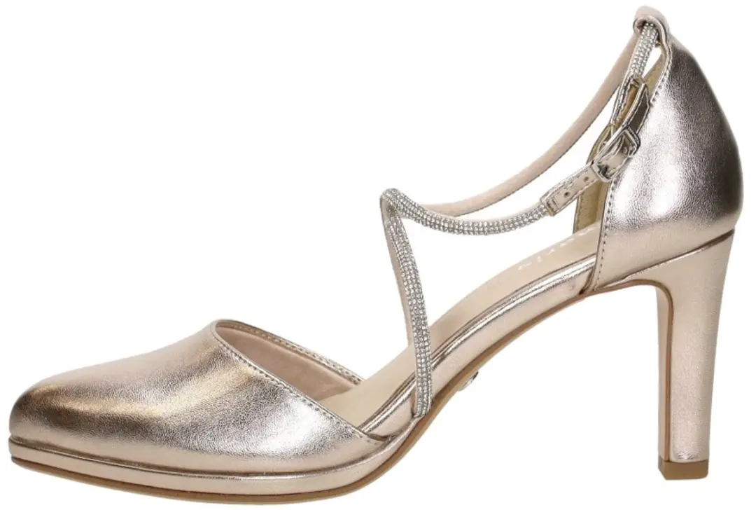 Tamaris Strass Pumps - Goud - Maat 40 - afbeelding 3 van 6
