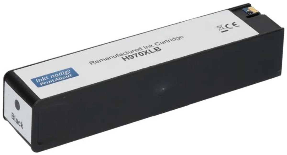 PrintAbout Huismerk HP 970XL Inktcartridge Zwart