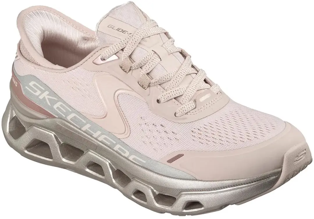 Skechers Glide-Step Altus Starlight Instappers - Naturel - afbeelding 3 van 6