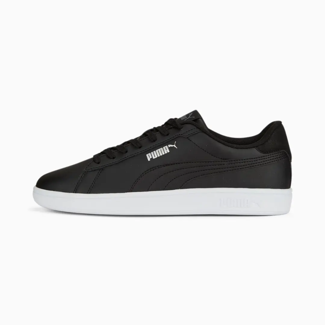 PUMA Low Smash 3.0 390987 Sportschoen - 36 - Zwart/Wit - afbeelding 2 van 6
