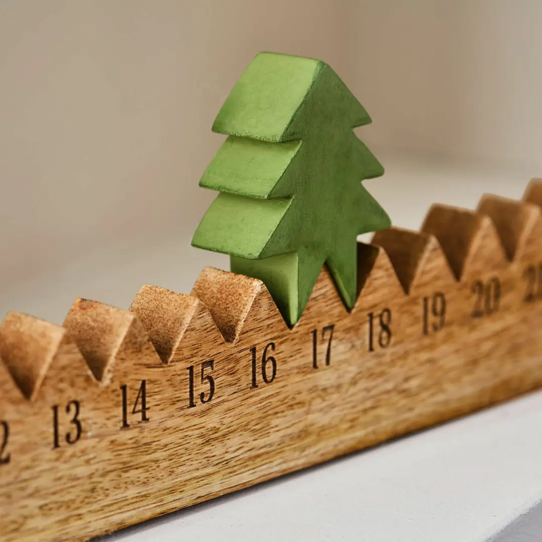 Loberon Adventskalender Ciloren - Bruin/Groen