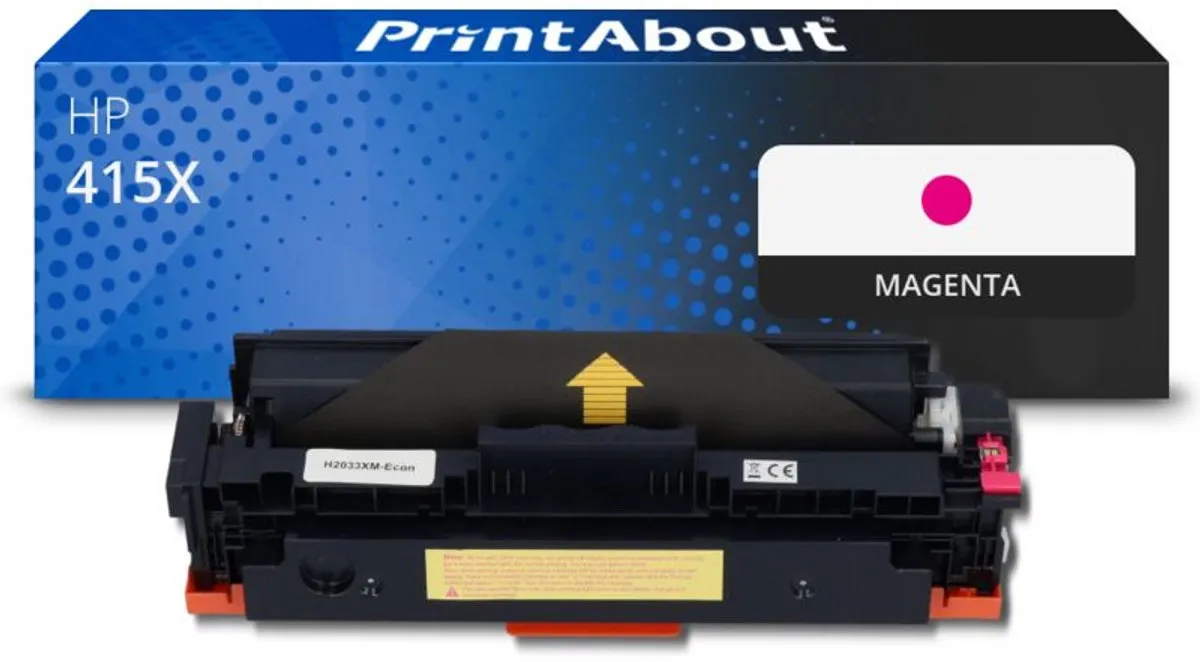 PrintAbout Toner 415X W2033X Magenta - 6.600 pagina's
