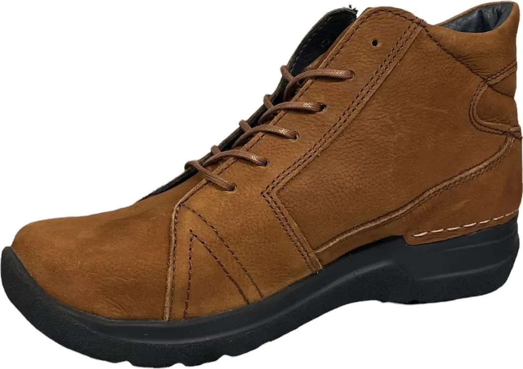 Wolky Why Veterschoenen - Cognac - Maat 37