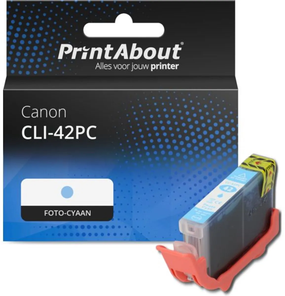 PrintAbout Canon CLI-42PC Inktcartridge Cyaan