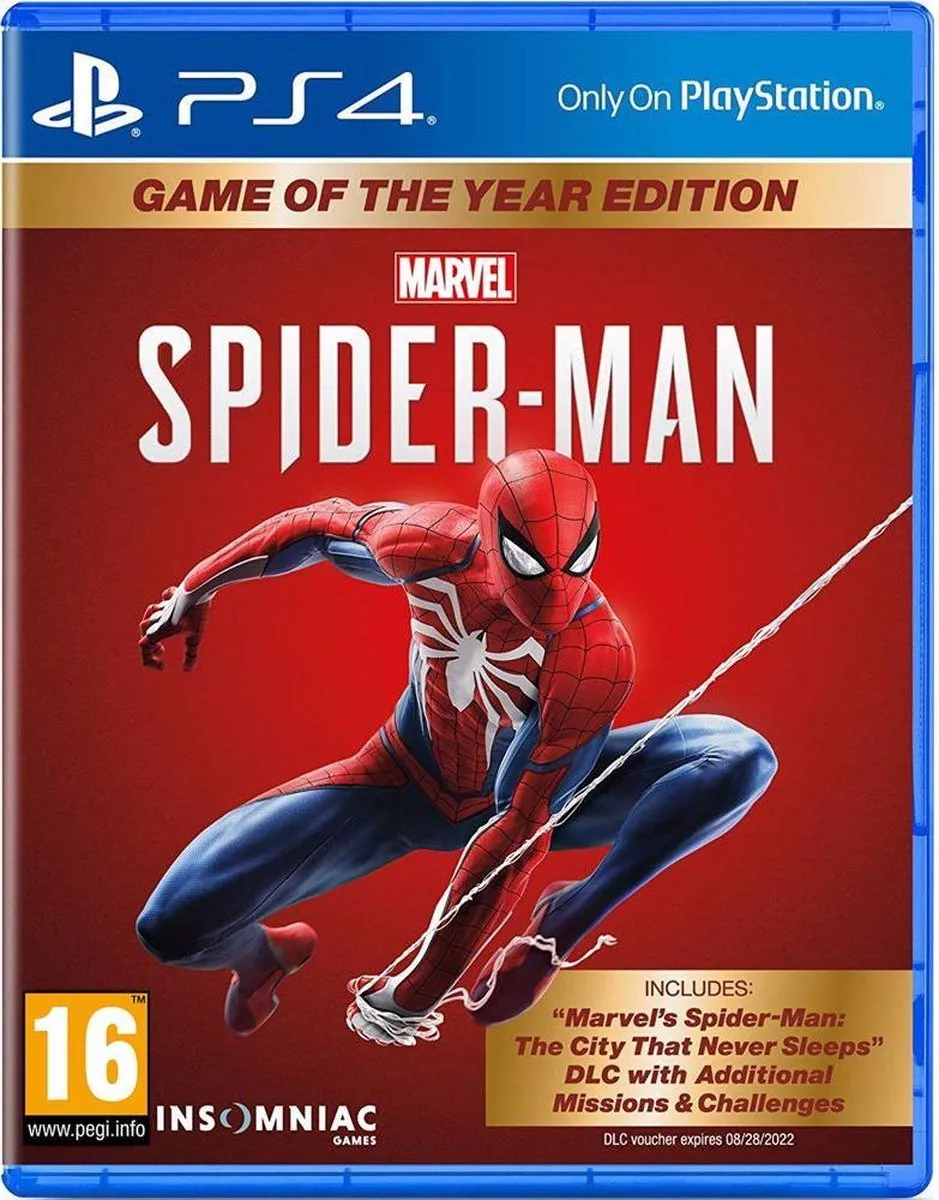 Sony PlayStation Marvel's Spider-Man Game of the Year Edition