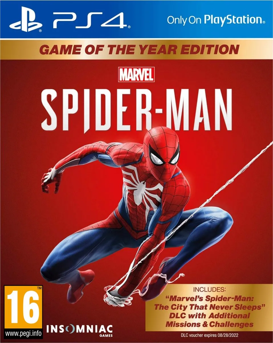 Sony PlayStation Marvel's Spider-Man Game of the Year Edition - PS4