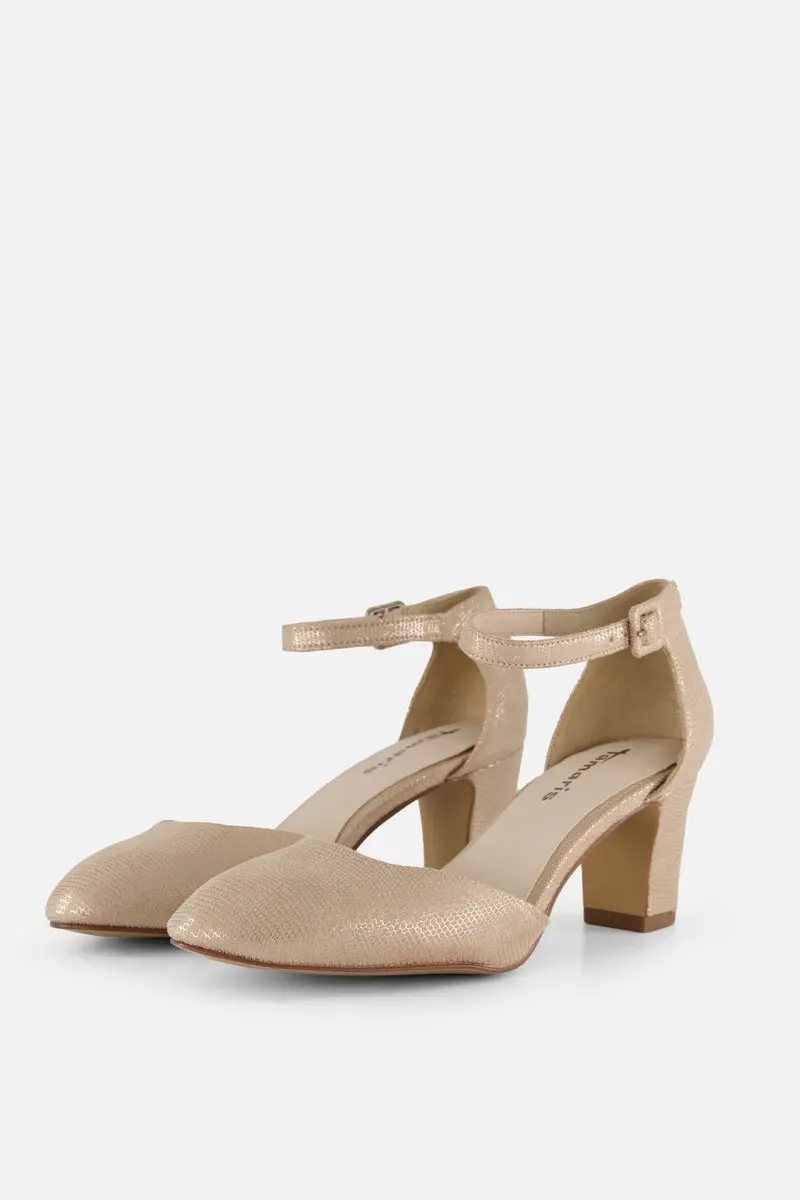 Tamaris Pumps goud Textiel - Maat 37