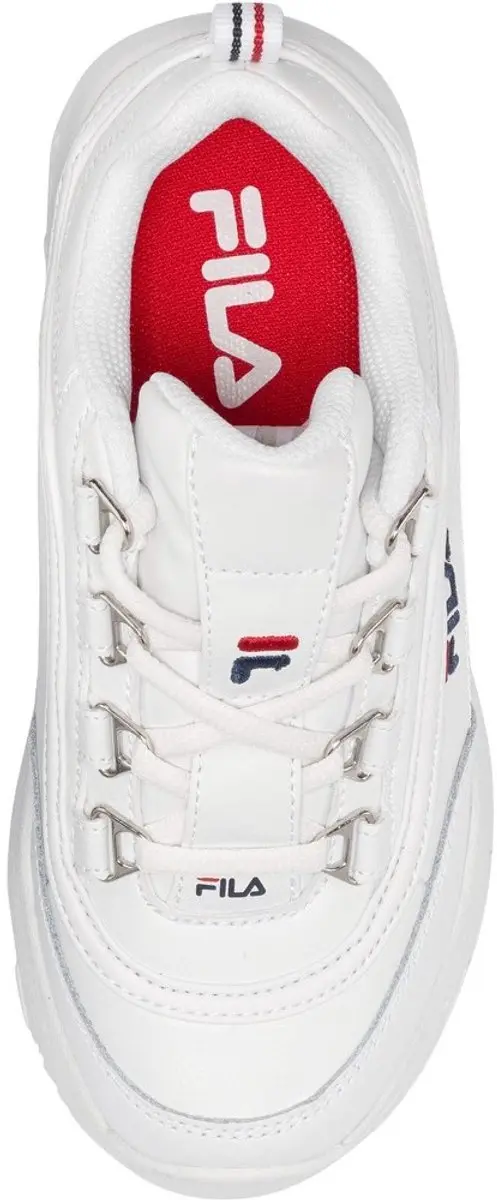 Fila Strada Low Teens Sneaker - 37 - Wit