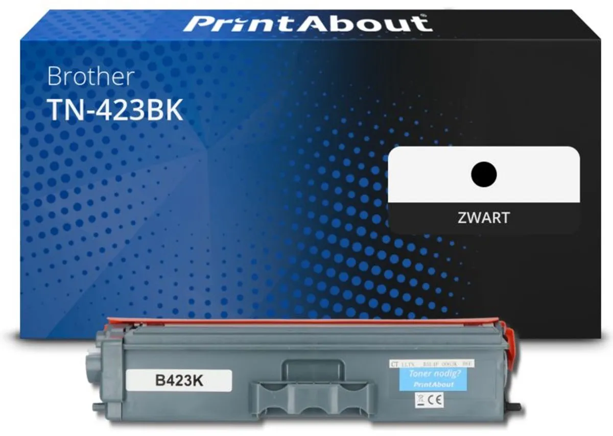 PrintAbout Toner TN-423BK Zwart - 7000 pagina's