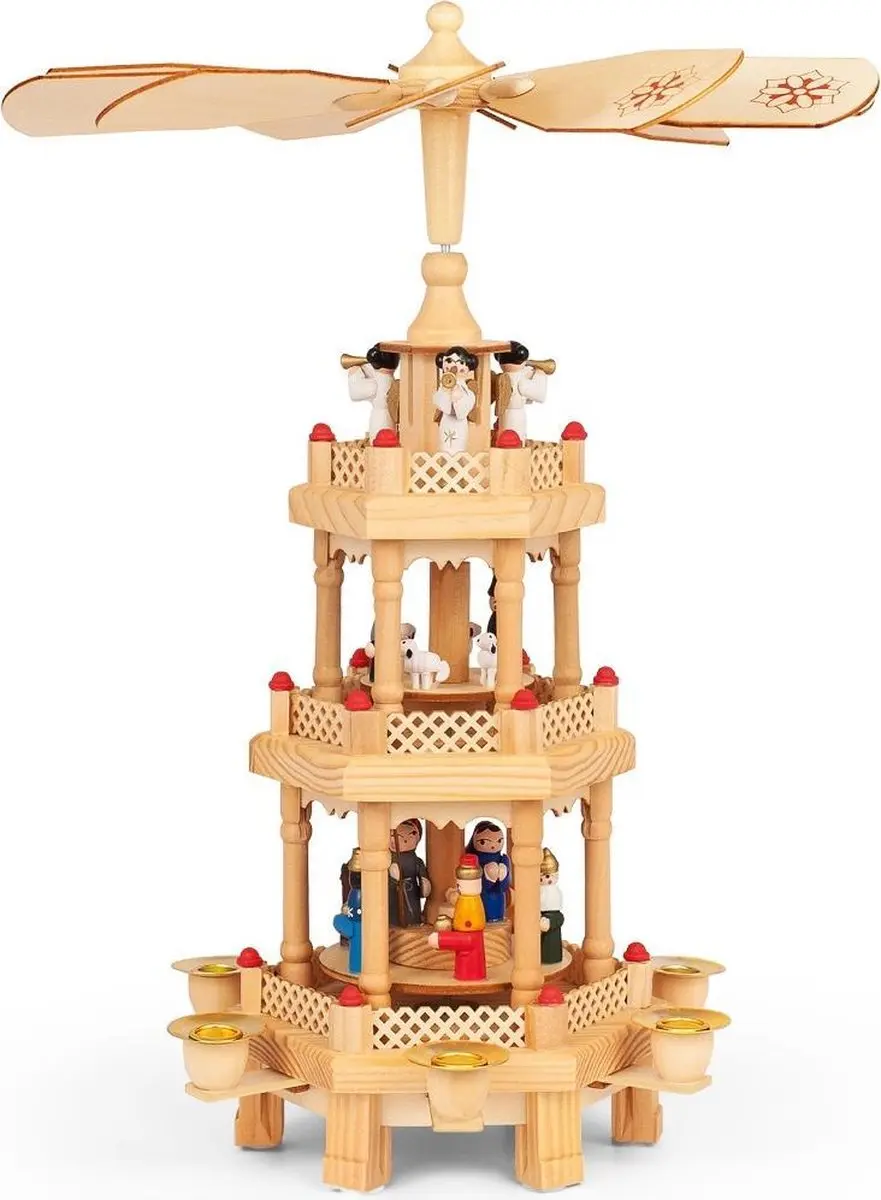 Monzana Kerstpiramide 3 Verdiepingen