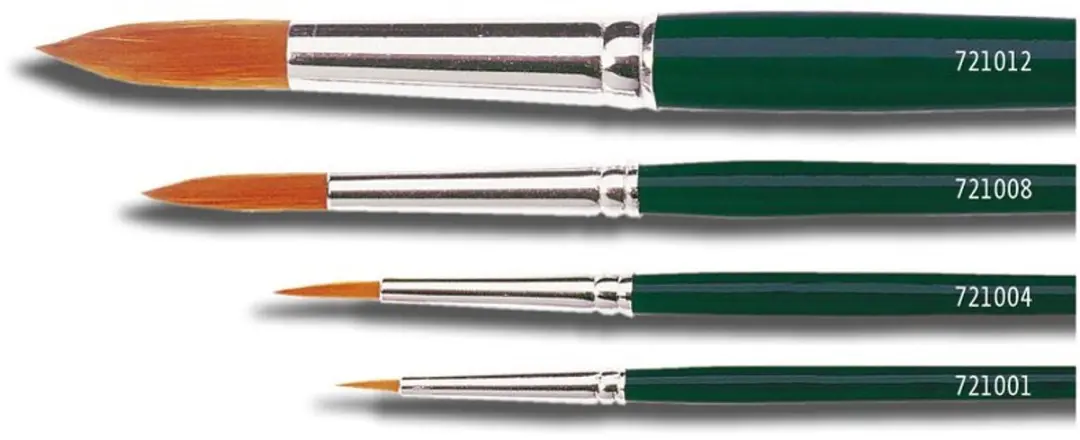 KREUL hobbyhaarborstel basic, rond, nylon