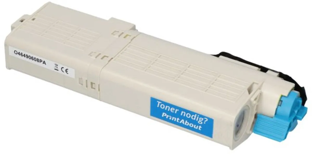 PrintAbout OKI 46490608 Toner - Zwart