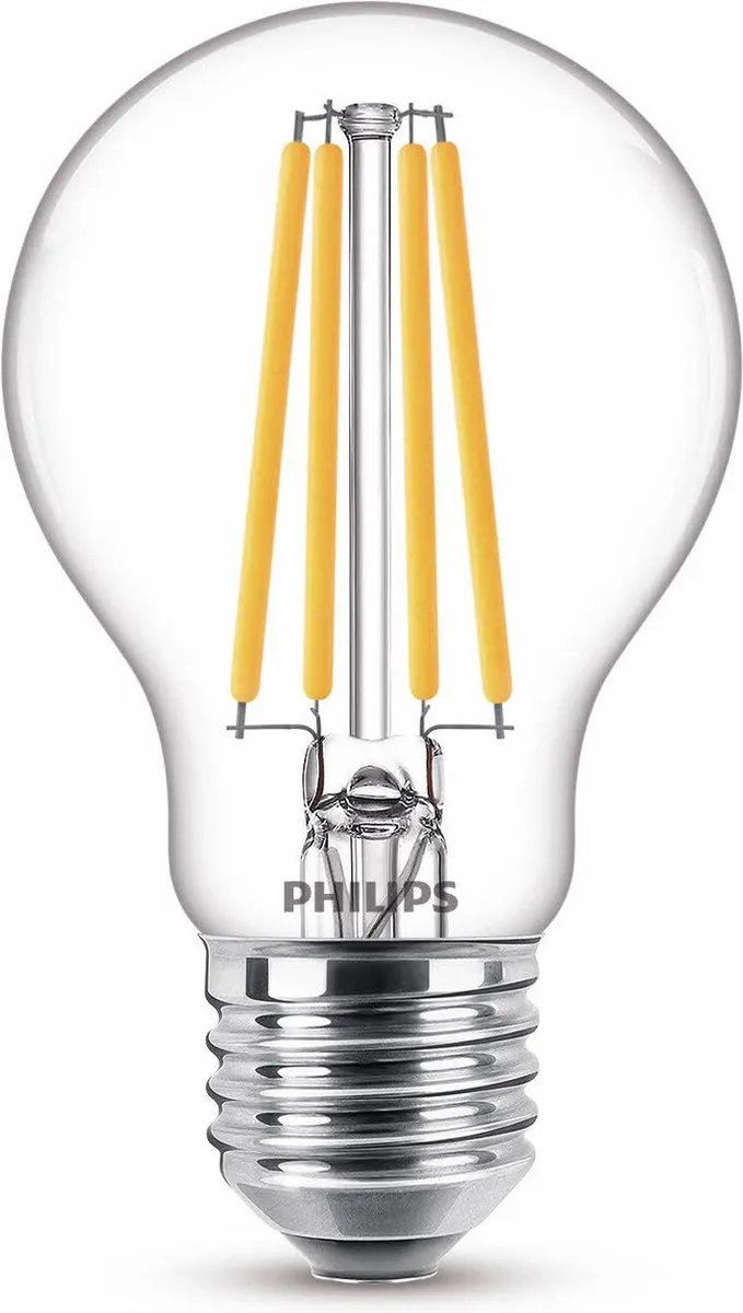 Philips LED Lamp Transparant 10.5W E27 - Warmwit 2700K - afbeelding 6 van 6