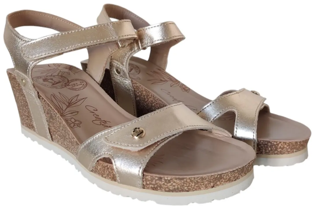 Panama Jack Julia Shine B3 Sandalen - Goud 41 - afbeelding 6 van 6