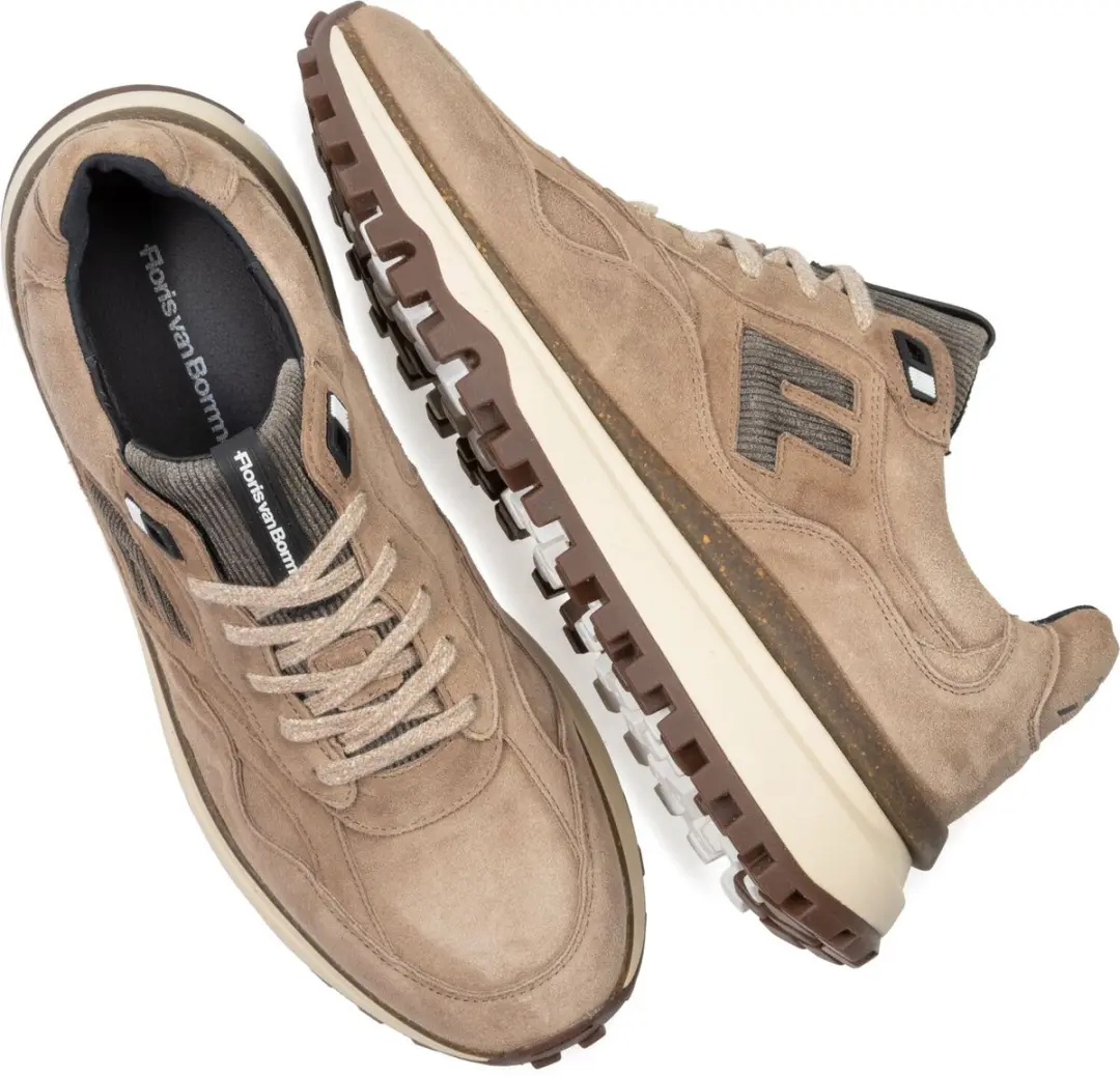 Floris van Bommel De Grippper Sneakers - Taupe - Maat 47 - afbeelding 3 van 5