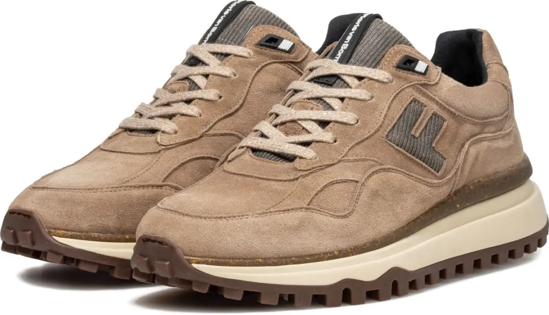 Floris van Bommel De Grippper Sneakers - Taupe - Maat 47 - afbeelding 2 van 5