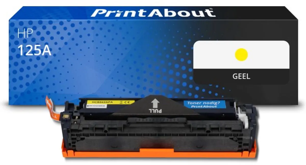 PrintAbout HP 125A CB542A Toner Geel