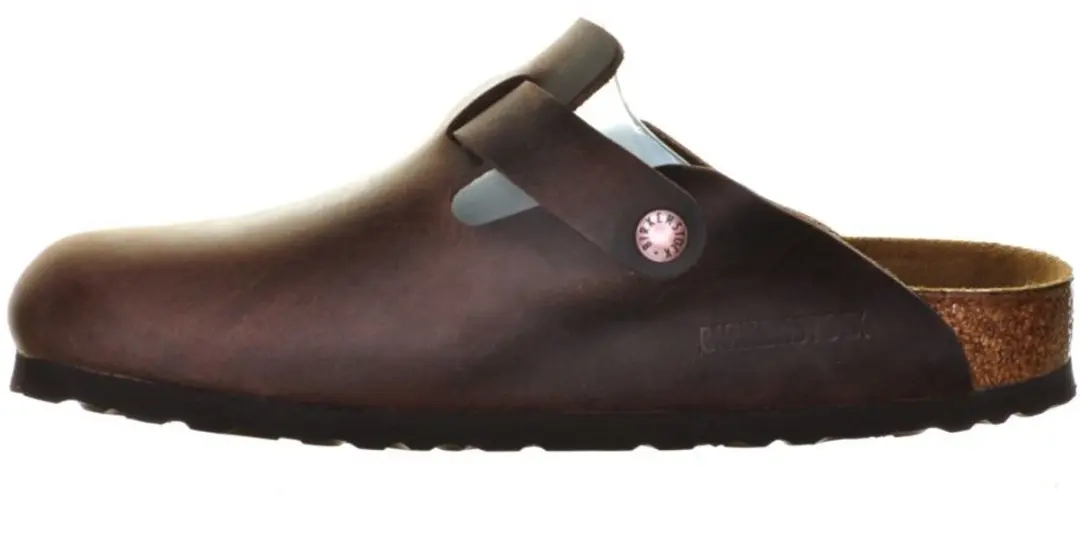 Birkenstock Boston FL Narrow Unisex Clogs - Maat 41 - Habana - afbeelding 3 van 6