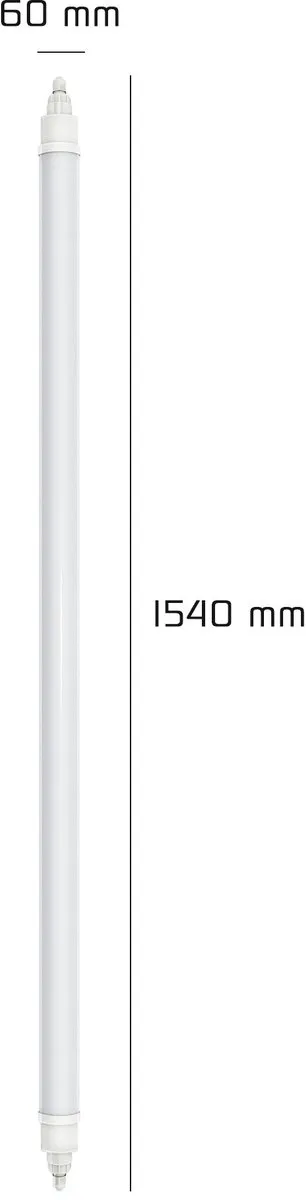 Ledvion 2x LED Armatuur 150cm 40W 4000K - 2 Stuks