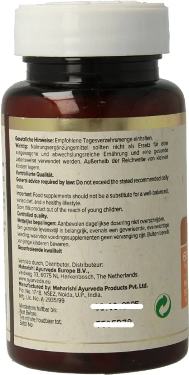 Maharishi Ayurveda Triphala Plus Bio 60 Tabletten
