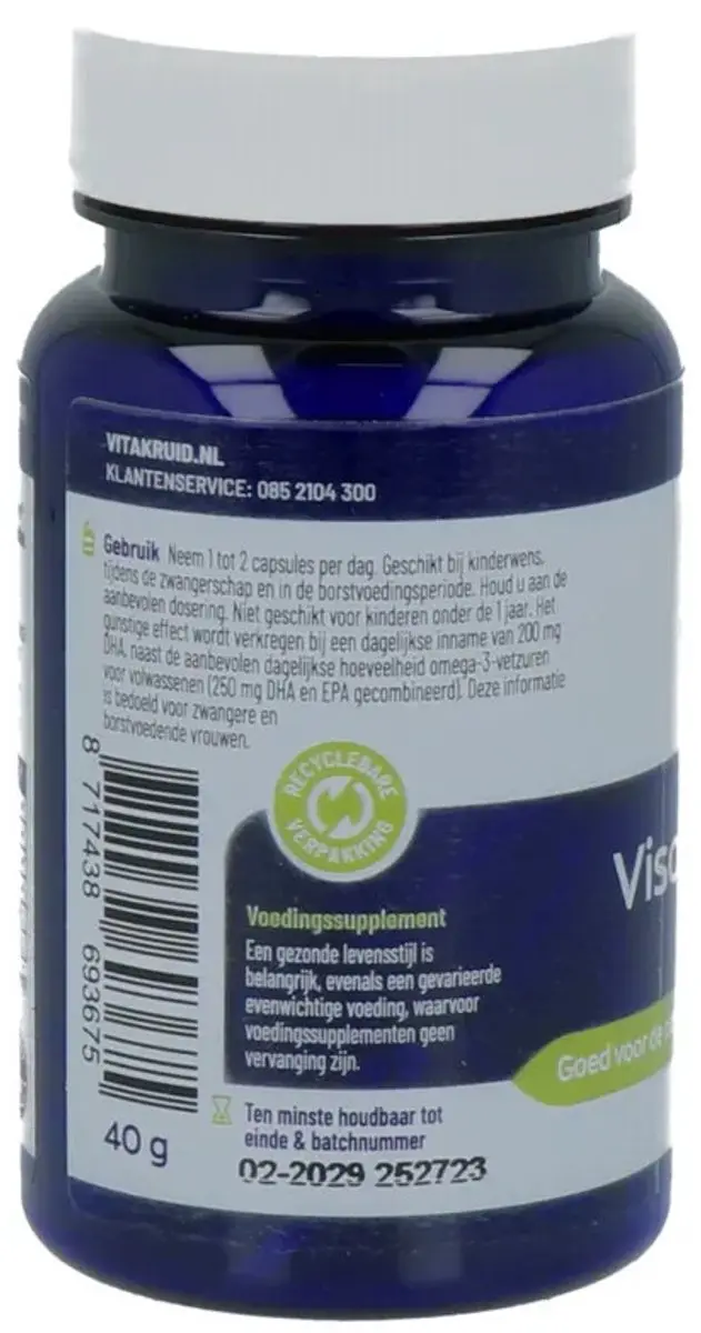 Vitakruid Visolie 1800 TG Mama - 60 Softgels