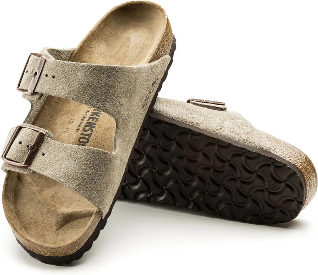 Birkenstock Arizona SFB VL Narrow Slides - Bruin - Maat 41 - afbeelding 5 van 6