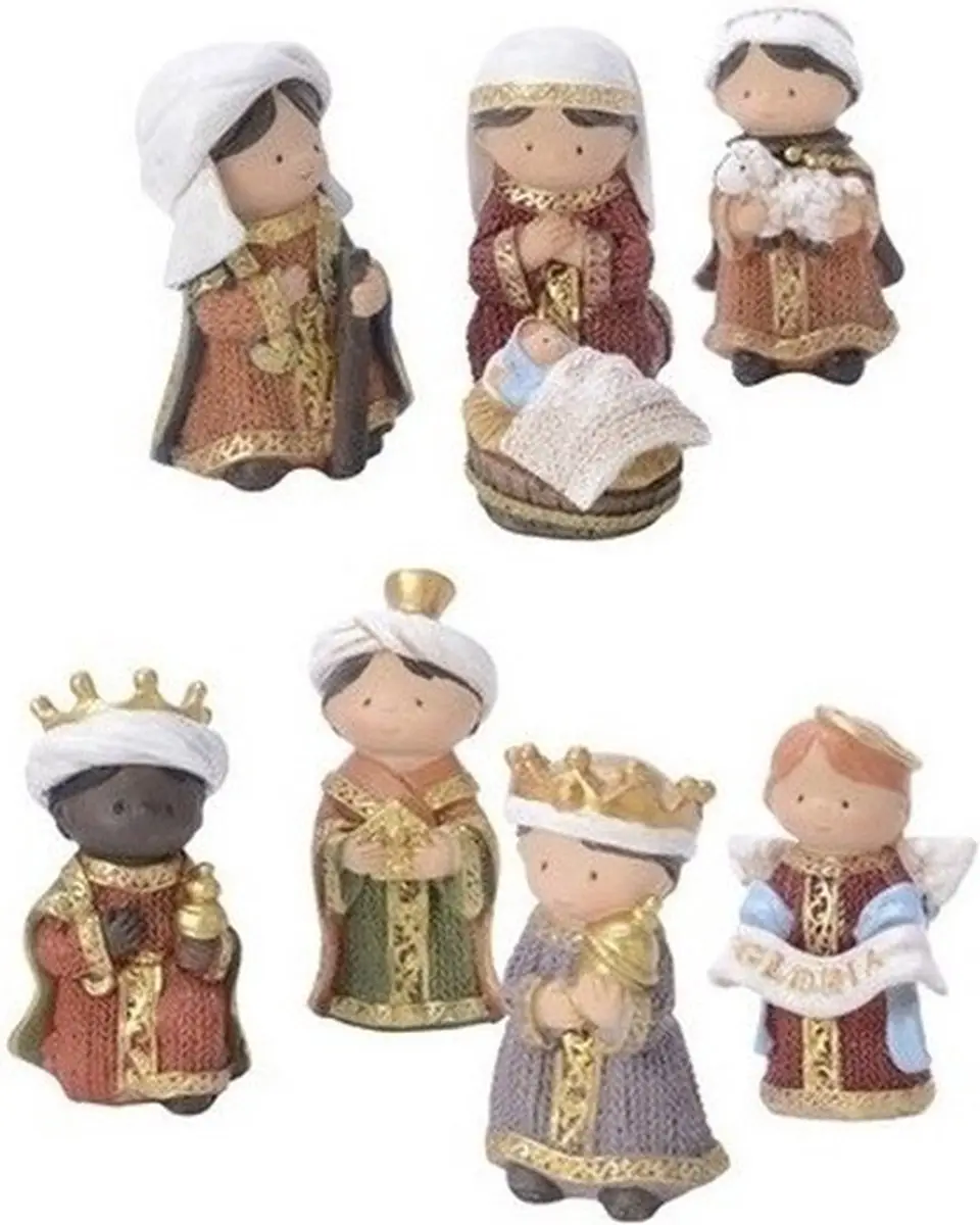 Decoris Kerststal beeldjes voor kinderen