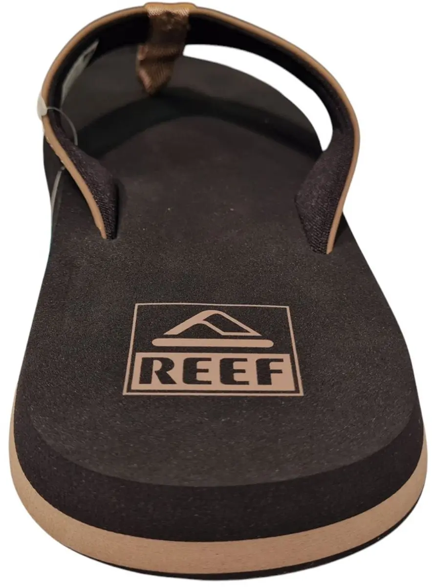 Reef The Layback Heren Slippers - Zwart/Cognac - Maat 43 - afbeelding 4 van 6