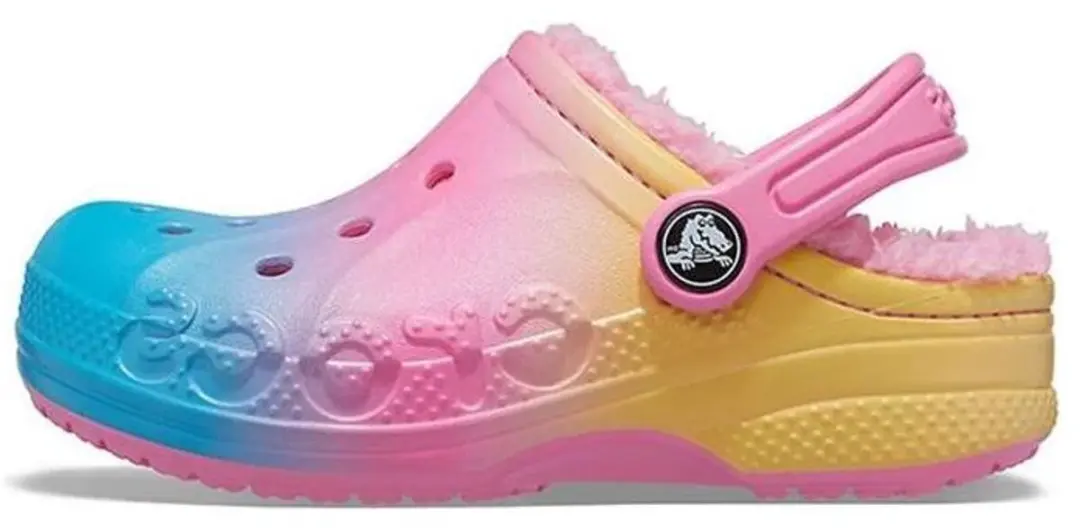 Crocs Baya Printed Lined Clog Pink Lemonade Maat 25/26 US C9