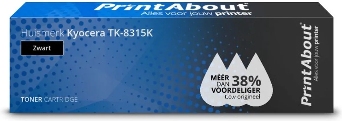 PrintAbout Kyocera TK-8315K-PA Toner - Zwart