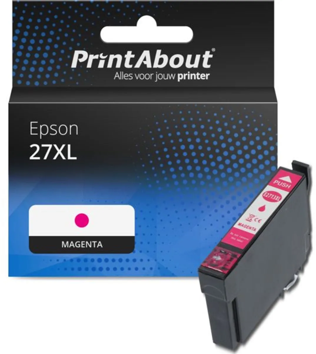 PrintAbout Epson 27XL Inktcartridge Magenta