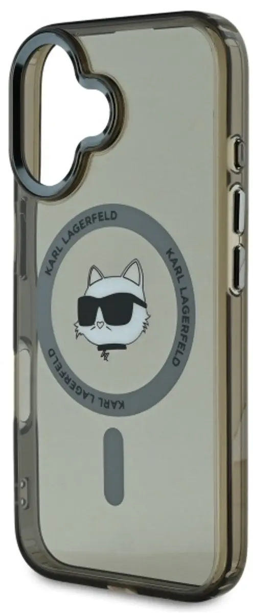 Karl Lagerfeld Choupette Hardcase iPhone 16 Plus - MagSafe - Zwart