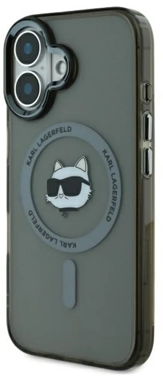 Karl Lagerfeld Choupette Hardcase iPhone 16 Plus - MagSafe - Zwart