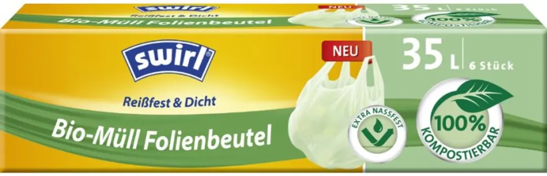 Swirl Bio Afvalzakken 35L Groene Composteerbaar
