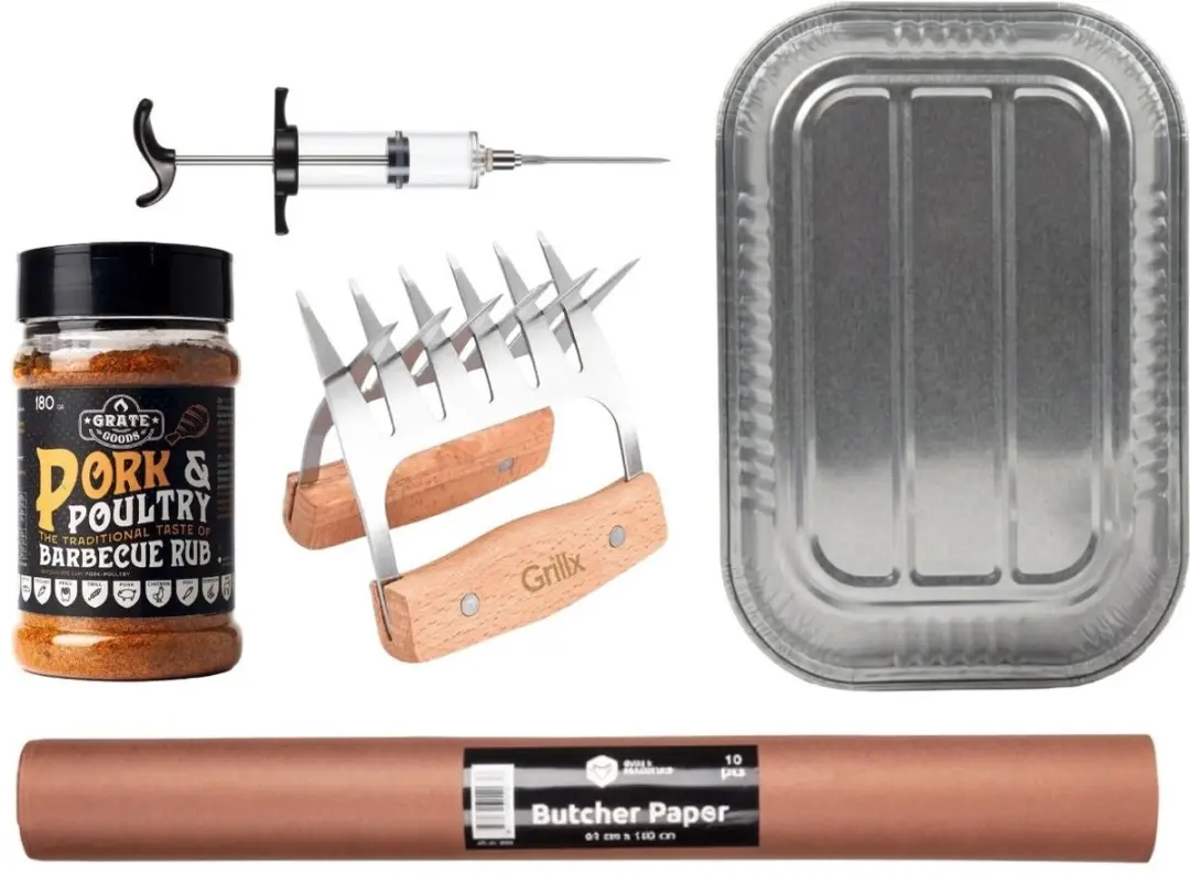 Cookinglife Pulled Pork Set BBQ-Kit 5-Delig