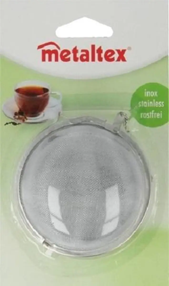 Metaltex Thee-infuser 25.38.30 - Rvs - 7,5cm - afbeelding 2 van 4