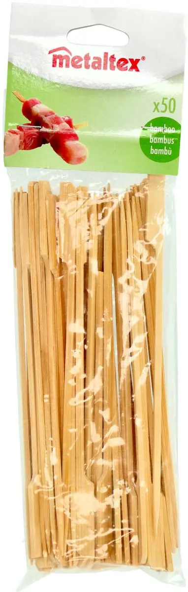 Metaltex Bamboe Cocktailprikkers 20 Cm 50 Stuks